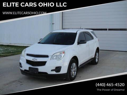 2013 Chevrolet Equinox for sale at ELITE CARS OHIO LLC in Solon OH
