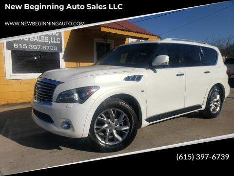 2014 Infiniti QX80 for sale at New Beginning Auto Sales LLC in Lebanon TN