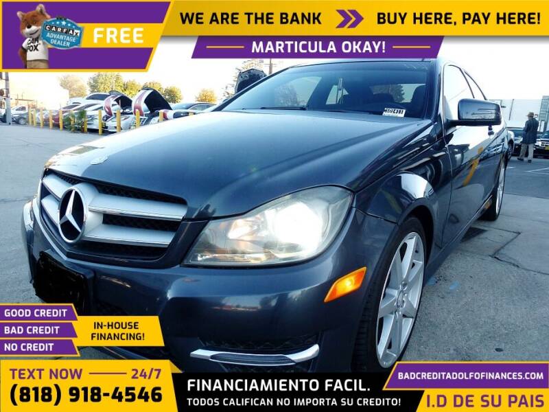 2013 Mercedes-Benz C-Class for sale at Adolfo Finances in Los Angeles CA