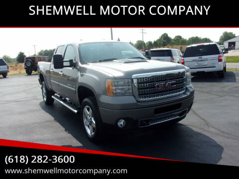 2013 GMC Sierra 2500HD for sale at SHEMWELL MOTOR COMPANY in Red Bud IL