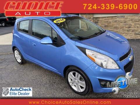 2014 Chevrolet Spark for sale at CHOICE AUTO SALES in Murrysville PA