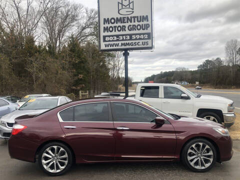 2014 Honda Accord for sale at Momentum Motor Group in Lancaster SC