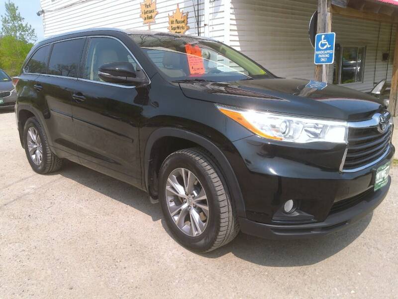 2014 Toyota Highlander for sale at Wimett Trading Company in Leicester VT