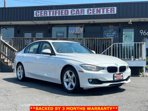 2013 BMW 3 Series for sale at CERTIFIED CAR CENTER in Fairfax VA