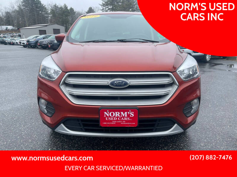 2019 Ford Escape for sale at NORM'S USED CARS INC in Wiscasset ME
