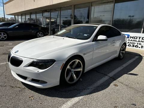 2010 BMW 6 Series for sale at IMD Motors Inc in Garland TX