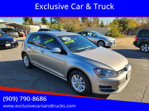 2016 Volkswagen Golf for sale at Exclusive Car & Truck in Yucaipa CA