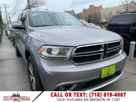2016 Dodge Durango for sale at NYC AUTOMART INC in Brooklyn NY