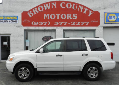 2003 Honda Pilot for sale at Brown County Motors in Russellville OH