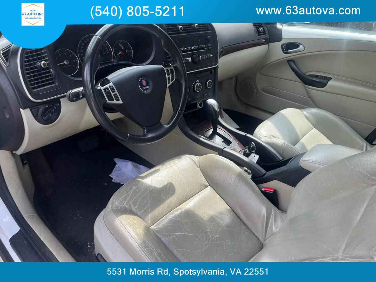 2011 Saab 9-3 for sale at 63 Auto Inc in Spotsylvania, VA