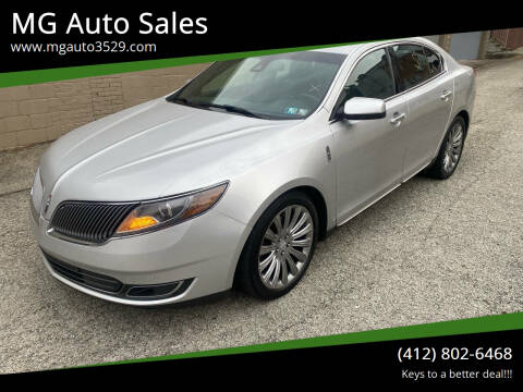 2014 Lincoln MKS for sale at MG Auto Sales in Pittsburgh PA