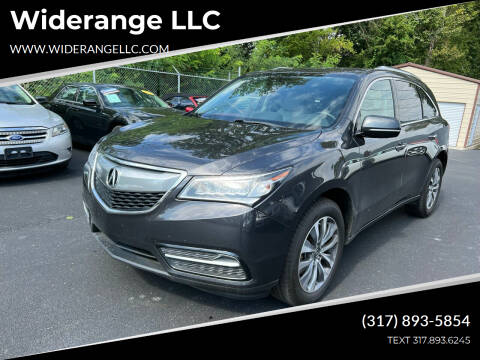 2014 Acura MDX for sale at Widerange LLC in Greenwood IN