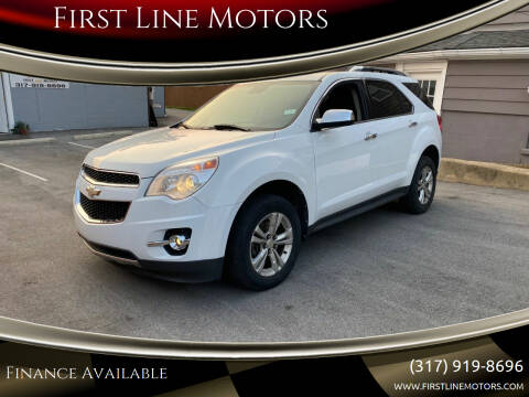 2012 Chevrolet Equinox for sale at First Line Motors in Jamestown IN