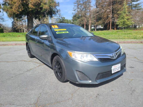 2012 Toyota Camry for sale at ROBLES MOTORS in San Jose CA