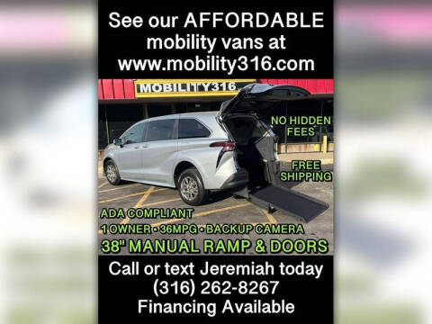 2024 Toyota Sienna for sale at Affordable Mobility Solutions, LLC in Wichita KS