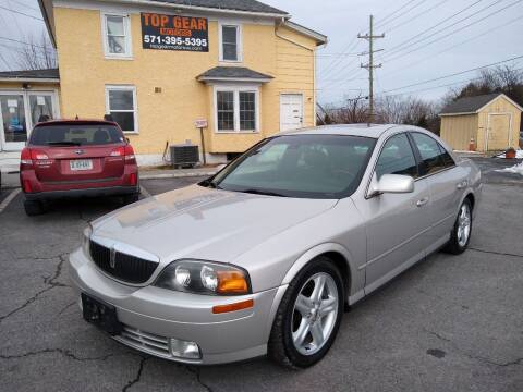 2002 Lincoln LS for sale at Top Gear Motors in Winchester VA