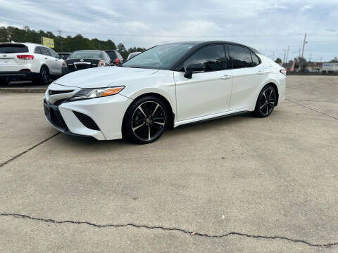 2020 Toyota Camry for sale at WHOLESALE AUTO GROUP in Mobile AL