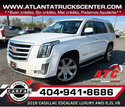 2016 Cadillac Escalade for sale at ATLANTA TRUCK CENTER LLC in Doraville GA