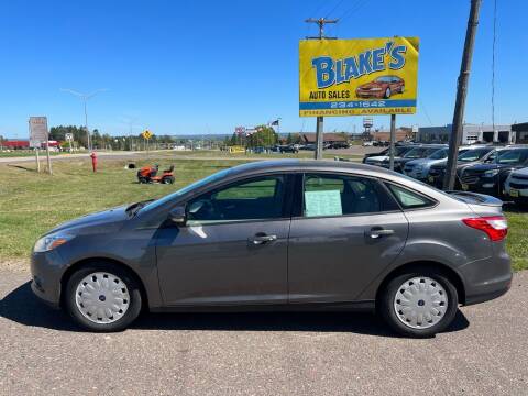 2013 Ford Focus for sale at Blake's Auto Sales LLC in Rice Lake WI