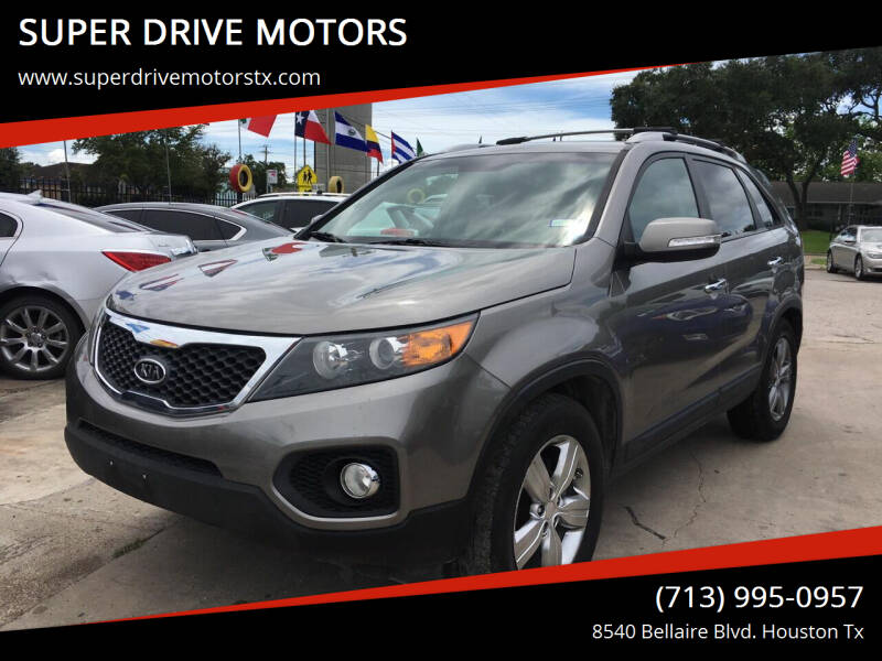 2012 Kia Sorento for sale at SUPER DRIVE MOTORS in Houston TX