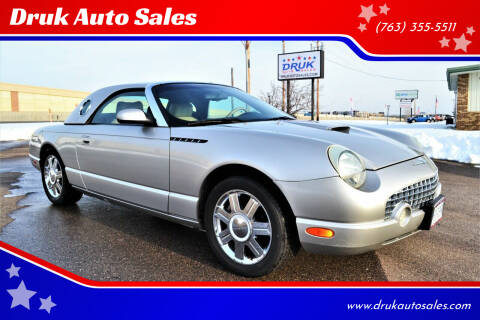 2004 Ford Thunderbird for sale at Druk Auto Sales - New Inventory in Ramsey MN