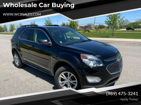 2016 Chevrolet Equinox for sale at Wholesale Car Buying in Saginaw MI