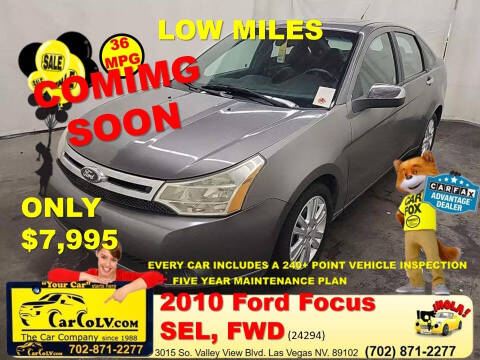 2010 Ford Focus for sale at The Car Company in Las Vegas NV