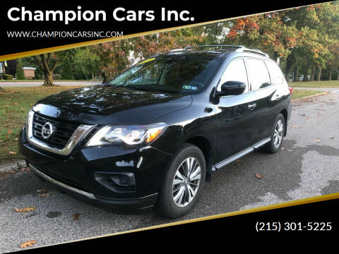 2020 Nissan Pathfinder for sale at Champion Cars Inc. in Philadelphia PA