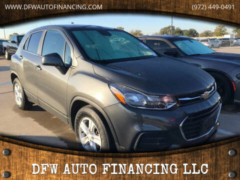 2020 Chevrolet Trax for sale at DFW AUTO FINANCING LLC in Dallas TX