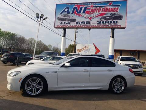 2014 BMW 6 Series for sale at ANF AUTO FINANCE in Houston TX