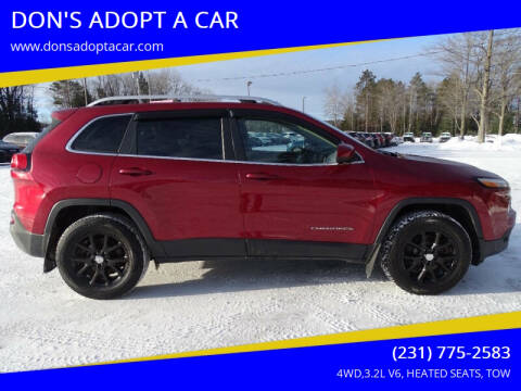 2016 Jeep Cherokee for sale at DON'S ADOPT A CAR in Cadillac MI