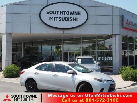 2016 Toyota Corolla for sale at Southtowne Imports in Sandy UT