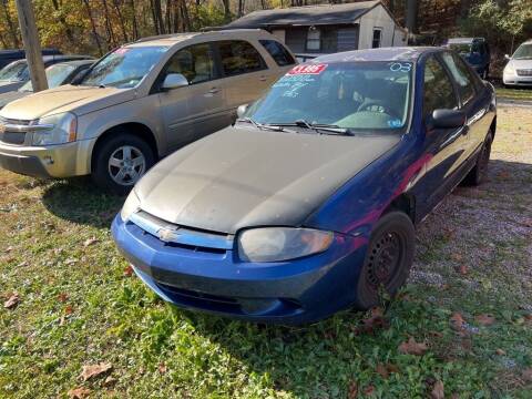 2003 Chevrolet Cavalier for sale at DIRT CHEAP CARS in Selinsgrove PA