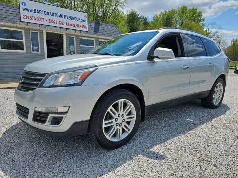 2013 Chevrolet Traverse for sale at BARTON AUTOMOTIVE GROUP LLC in Alliance OH