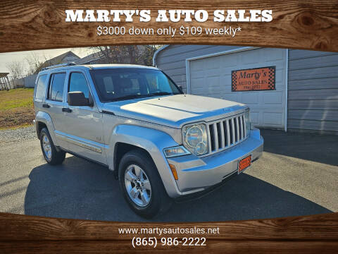 2011 Jeep Liberty for sale at Marty's Auto Sales in Lenoir City TN