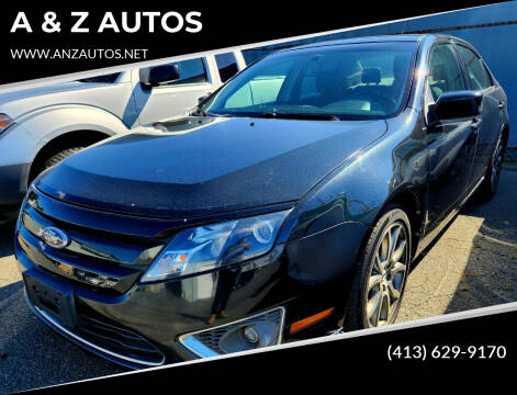 2012 Ford Fusion for sale at A & Z AUTOS in Westfield MA