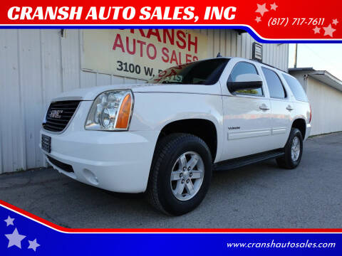 2013 GMC Yukon for sale at CRANSH AUTO SALES, INC in Arlington TX