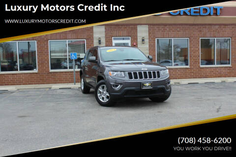 2014 Jeep Grand Cherokee for sale at Luxury Motors Credit Inc in Bridgeview IL