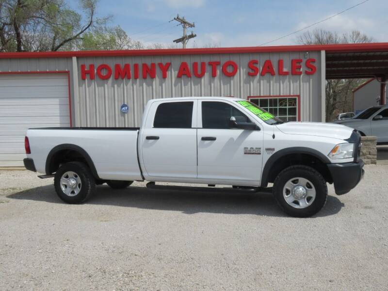 2017 RAM Ram Pickup 2500 for sale at HOMINY AUTO SALES in Hominy OK