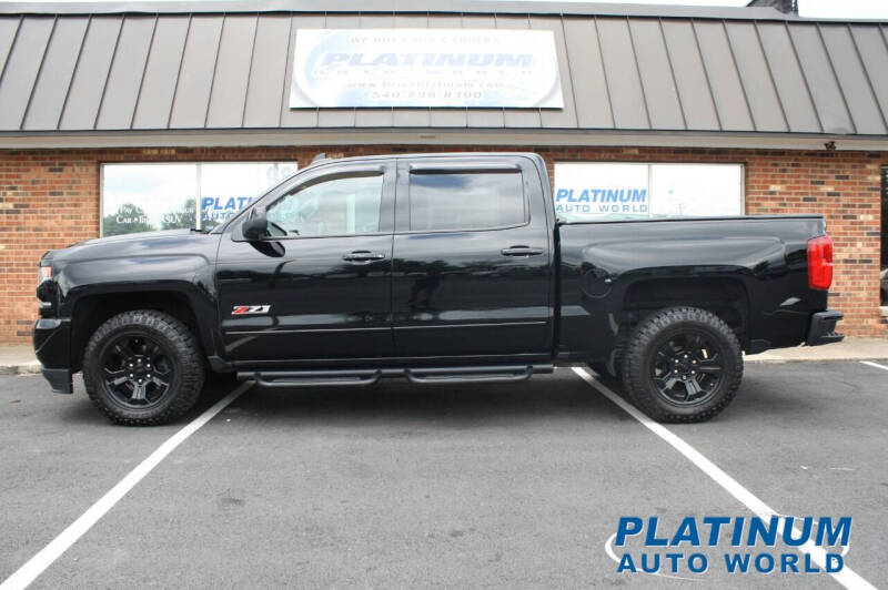 2018 Chevrolet Silverado 1500 for sale at Platinum Auto World in Fredericksburg VA