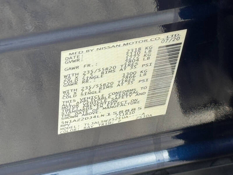 2020 Nissan Murano Platinum