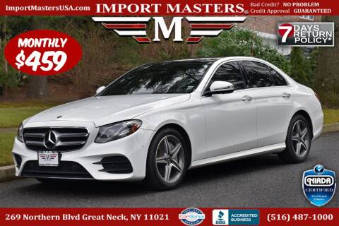 2019 Mercedes-Benz E-Class for sale at Import Masters in Great Neck NY
