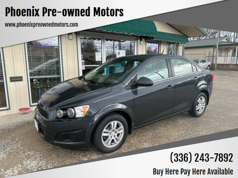 2014 Chevrolet Sonic for sale at Phoenix Pre-owned Motors in Lexington NC