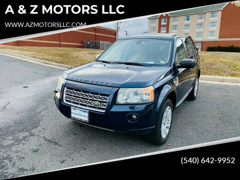 2008 Land Rover LR2 for sale at A & Z MOTORS LLC in Fredericksburg VA