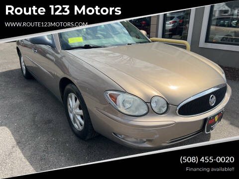 2006 Buick LaCrosse for sale at Route 123 Motors in Norton MA