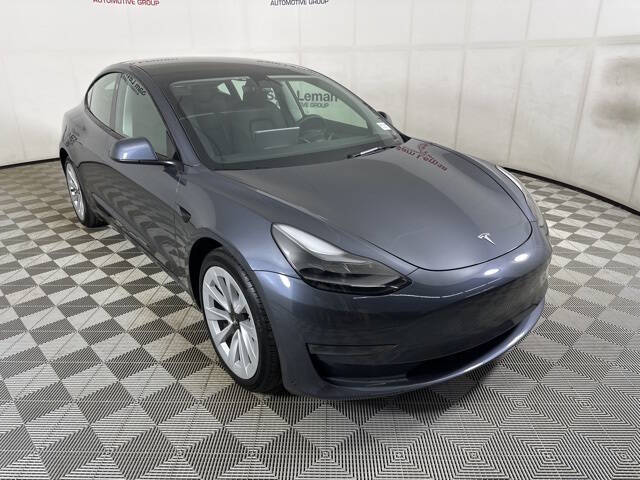 Used 2023 Tesla Model 3 Base with VIN 5YJ3E1EA5PF691625 for sale in Bloomington, IL