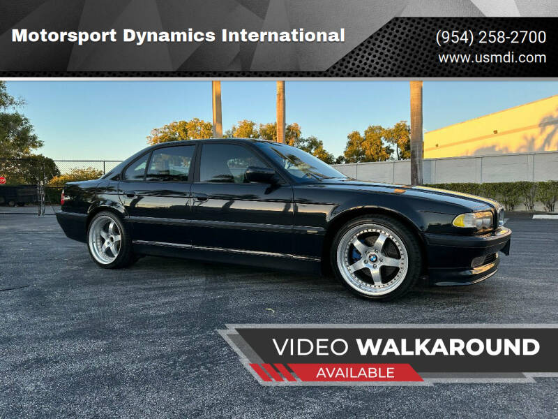 2001 BMW 7 Series for sale at Motorsport Dynamics International in Pompano Beach FL