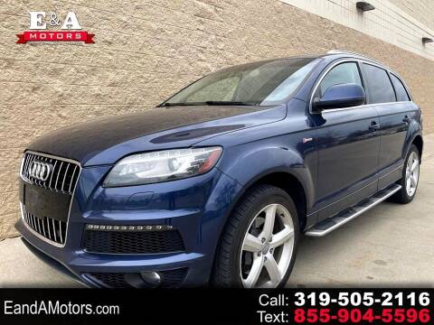 2013 Audi Q7 for sale at E&A Motors in Waterloo IA