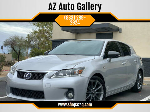 2012 Lexus CT 200h for sale at AZ Auto Gallery in Mesa AZ