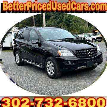 2006 Mercedes-Benz M-Class for sale at Better Priced Used Cars in Frankford DE